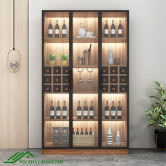 Mẫu tủ rượu 3 cánh hiện đại đa năng - TR 13