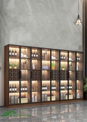 Mẫu tủ rượu 3 cánh hiện đại đa năng - TR 13