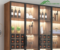 Mẫu tủ rượu 3 cánh hiện đại đa năng - TR 13