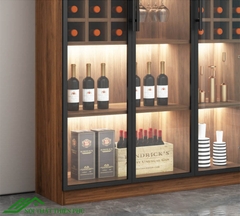 Mẫu tủ rượu 3 cánh hiện đại đa năng - TR 13