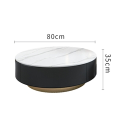 Bàn Trà Tròn Mặt Đá - BT 73