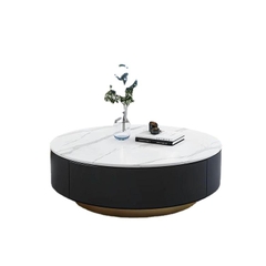 Bàn Trà Tròn Mặt Đá - BT 73