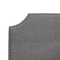 Giường ngủ bọc đệm gỗ mdf bọc nỉ - BD 02