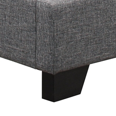 Giường ngủ bọc đệm gỗ mdf bọc nỉ - BD 02