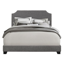 Giường ngủ bọc đệm gỗ mdf bọc nỉ - BD 02