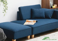 Ghế Sofa Gỗ Tự Nhiên Bọc Nỉ Giá Rẻ - SF 18