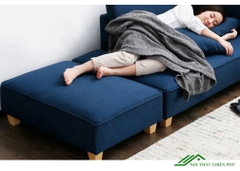 Ghế Sofa Gỗ Tự Nhiên Bọc Nỉ Giá Rẻ - SF 18