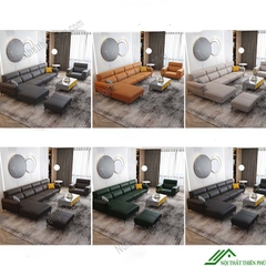Ghế Sofa Da Góc Bắc Âu Hiện Đại - SF 20