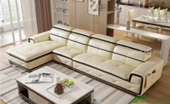 Sofa da góc cao cấp phòng khách - SF 114
