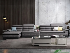 Sofa da góc cao cấp phòng khách - SF 114