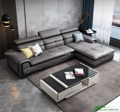 Sofa da góc cao cấp phòng khách - SF 114