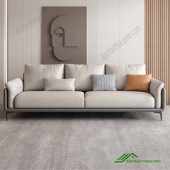 Ghế Sofa Văng Da Kết Hợp Nỉ Hiện Đại - SF 005