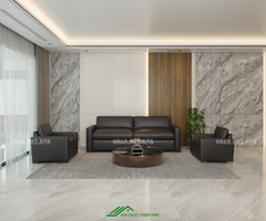 Sofa da phòng khách đơn giản - SF 135