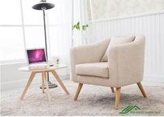 Ghế Sofa Đơn Nỉ Phong Cách Bắc Âu - SF 72