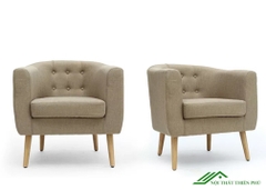 Ghế Sofa Đơn Nỉ Phong Cách Bắc Âu - SF 72