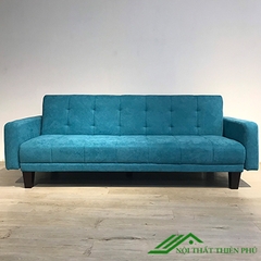 Sofa Giường Nỉ Xanh Ngọc Hiện Đại 1m9 - SF 50