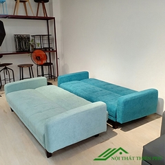 Sofa Giường Nỉ Xanh Ngọc Hiện Đại 1m9 - SF 50