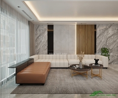 Sofa góc bọc da hiện đại - SF 131