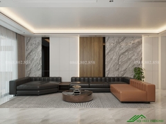 Sofa góc bọc da sang trọng- SF 130