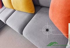 Sofa Góc Khung Gỗ Tự Nhiên Bọc Nỉ Giá Rẻ - SF 54