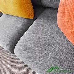 Sofa Góc Khung Gỗ Tự Nhiên Bọc Nỉ Giá Rẻ - SF 54