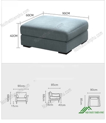 Sofa Nỉ Chữ L Sang Trọng Hiện Đại - SF 002