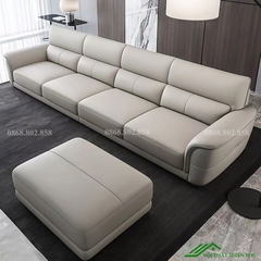 Sofa da phòng khách phong cách châu âu - SF 111
