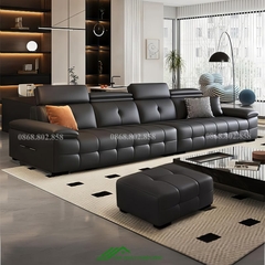 Sofa văng da cao cấp phòng khách - SF 108