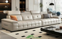 Sofa văng da cao cấp phòng khách - SF 108