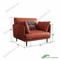 Sofa Da Đơn Sang Trọng - SF 007
