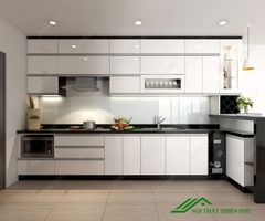 Tủ Bếp Gỗ Đẹp Giá Rẻ - TB 08