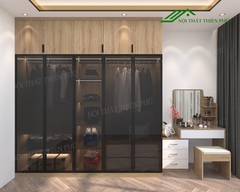 Tủ Áo Hiện Đại Cánh Kính - TK 04