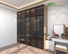 Tủ Áo Hiện Đại Cánh Kính - TK 04