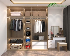 Tủ Áo Hiện Đại Cánh Kính - TK 04