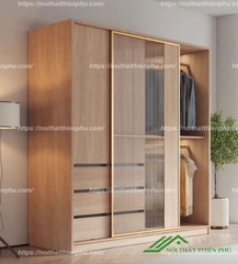 Tủ quần áo cánh kính sang trọng - QA 95