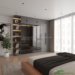 Tủ áo cánh kính hiện đại - TK 13