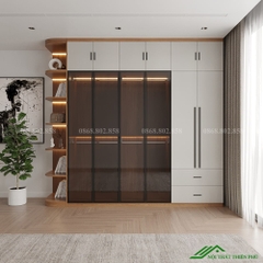 Tủ áo cánh kính hiện đại - TK 13