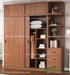 Tủ quần áo cửa lùa kích thước lớn - QA 107