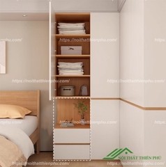 Tủ quần áo đẹp chứa nhiều ngăn - QA 108