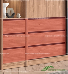 Tủ quần áo MDF thiết kế tinh tế - QA 117