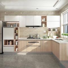 Tủ Bếp Gỗ Đẹp Giá Rẻ - TB 08