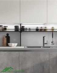 Tủ bếp đẹp màu xám - TB 13