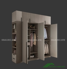 Tủ quần áo cánh mở hiện đại - QA 76