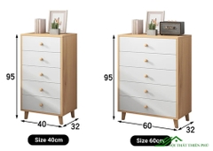 Tủ đầu giường phong cách Bắc Âu - DG 04