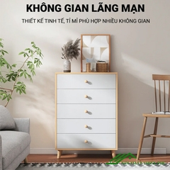 Tủ đầu giường phong cách Bắc Âu - DG 04