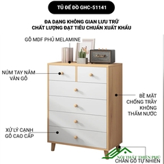 Tủ đầu giường phong cách Bắc Âu - DG 04