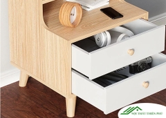 Tủ đầu giường tiện lợi bằng gỗ công nghiệp - DG 09