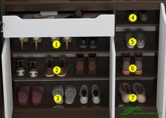 Tủ để giày thiết kế đơn giản đẹp mắt - TG 40