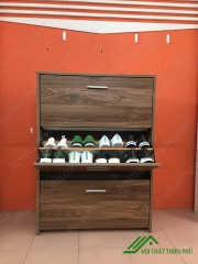 Tủ giày thông minh 3 ngăn nâu - TG 11