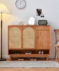 Tủ giày gỗ tự nhiên đẹp - TG 48